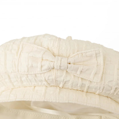 Korean 2026 New Pleated Texture Newsboy Cap