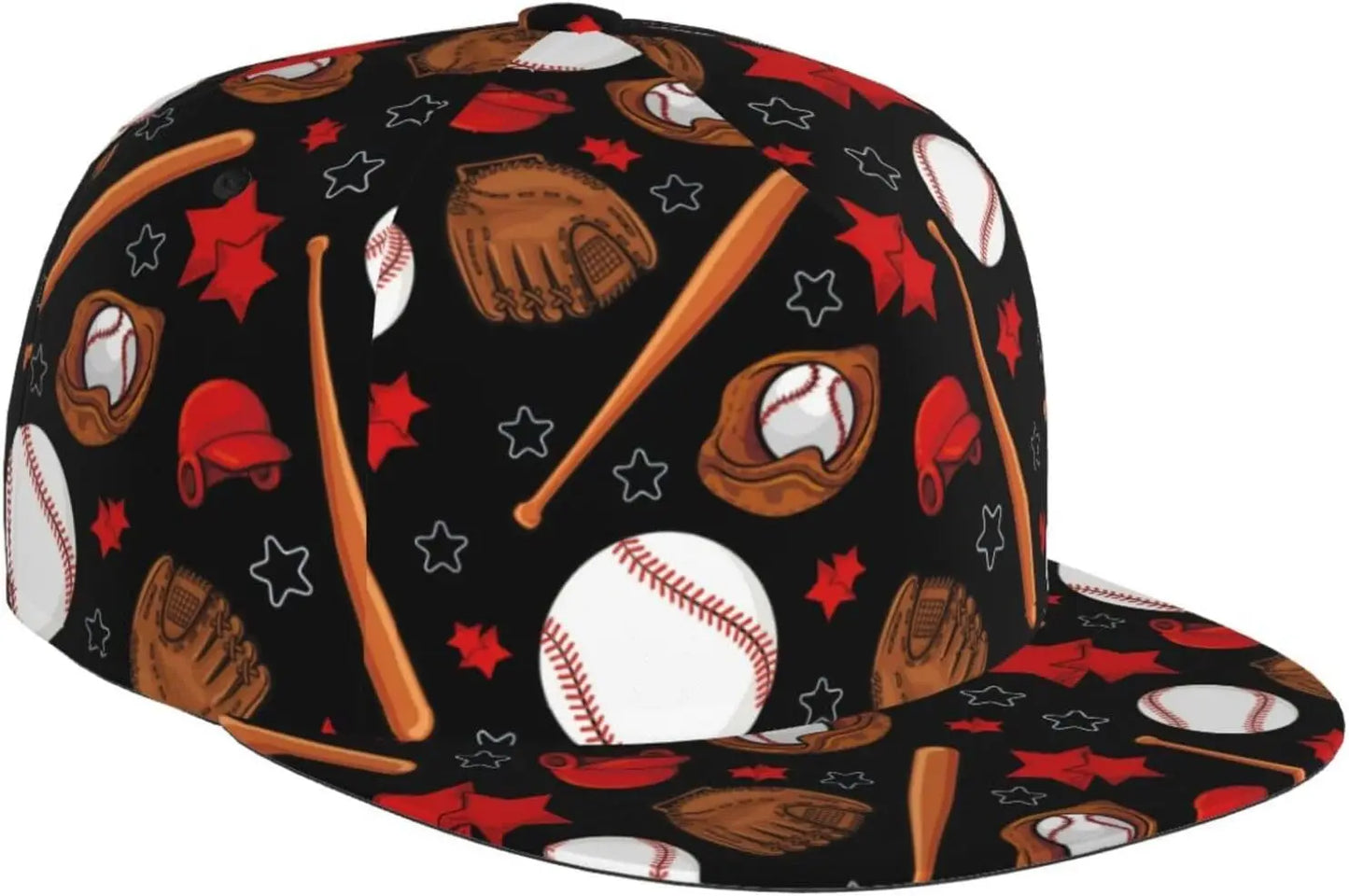 Casual Baseball Cap Hat Snapback Cap Hip Hop Trucker Hat for Dance Hiking