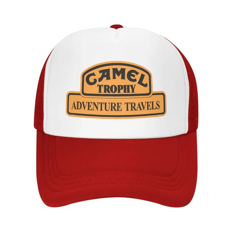 Camel Trophy Racing Print Mesh Baseball Cap Unisex Summer