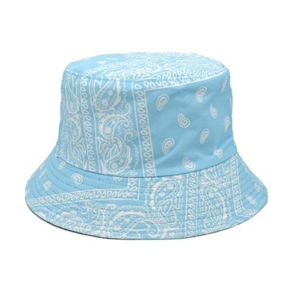 Street Graffiti Men's Bucket Hat Double-Sided Hip Hop Outdoor
