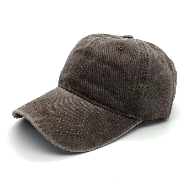 Vintage Women's Dad Hat Sports Hats Men Washed Denim Trucker Cap