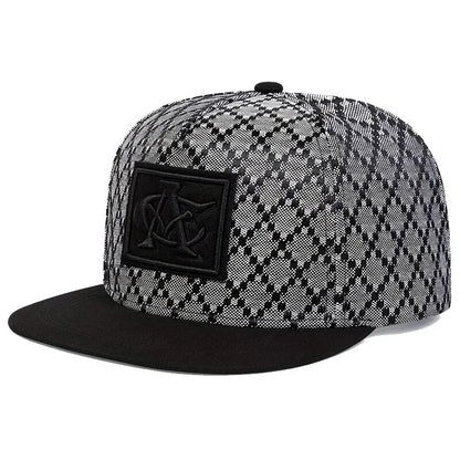 Unisex CA Letter Embroidery Hip Hop Hats Spring and Autumn Outdoor Adjustable Casual Sunscreen Hat