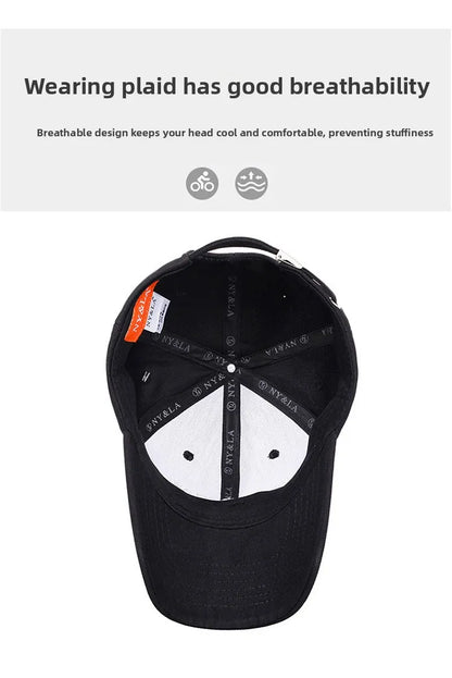New Embroidered Baseball Cap Sunshade Sunscreen Fashion Trend Casual Travel In All Seasons