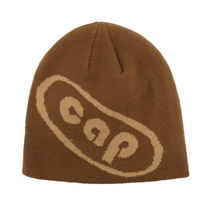 Y2k Letter Butter Knit Hats Skullies Beanies Autumn Winter Warm Hat