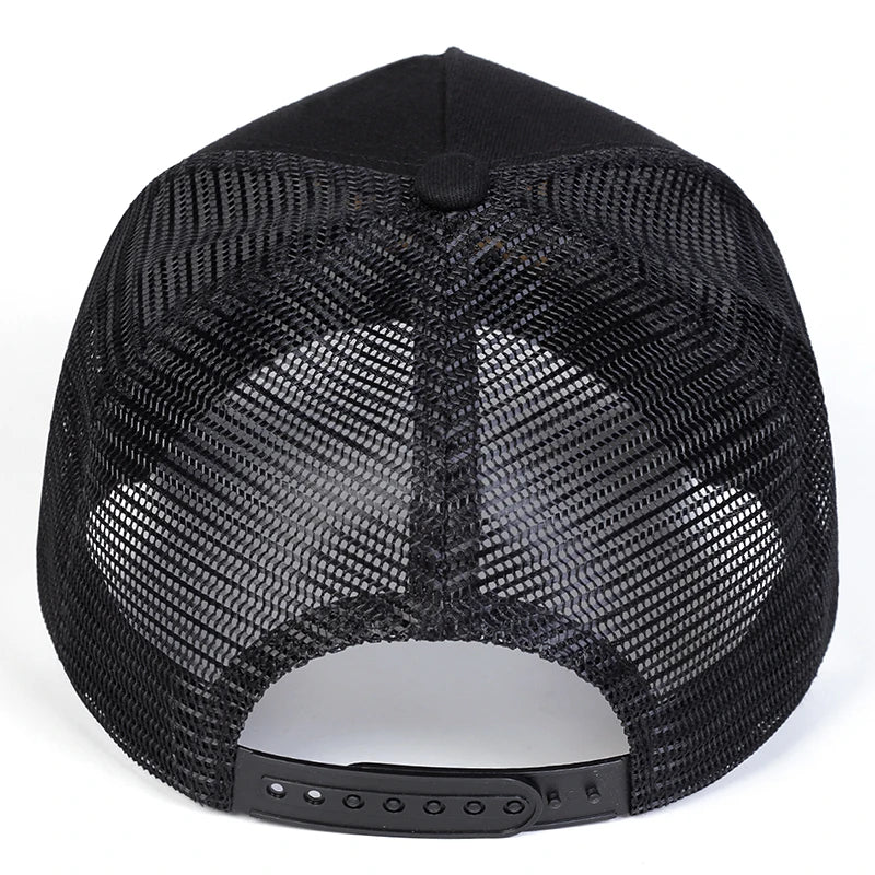 Unisex American Flag Embroidery Baseball Net Caps Spring Summer
