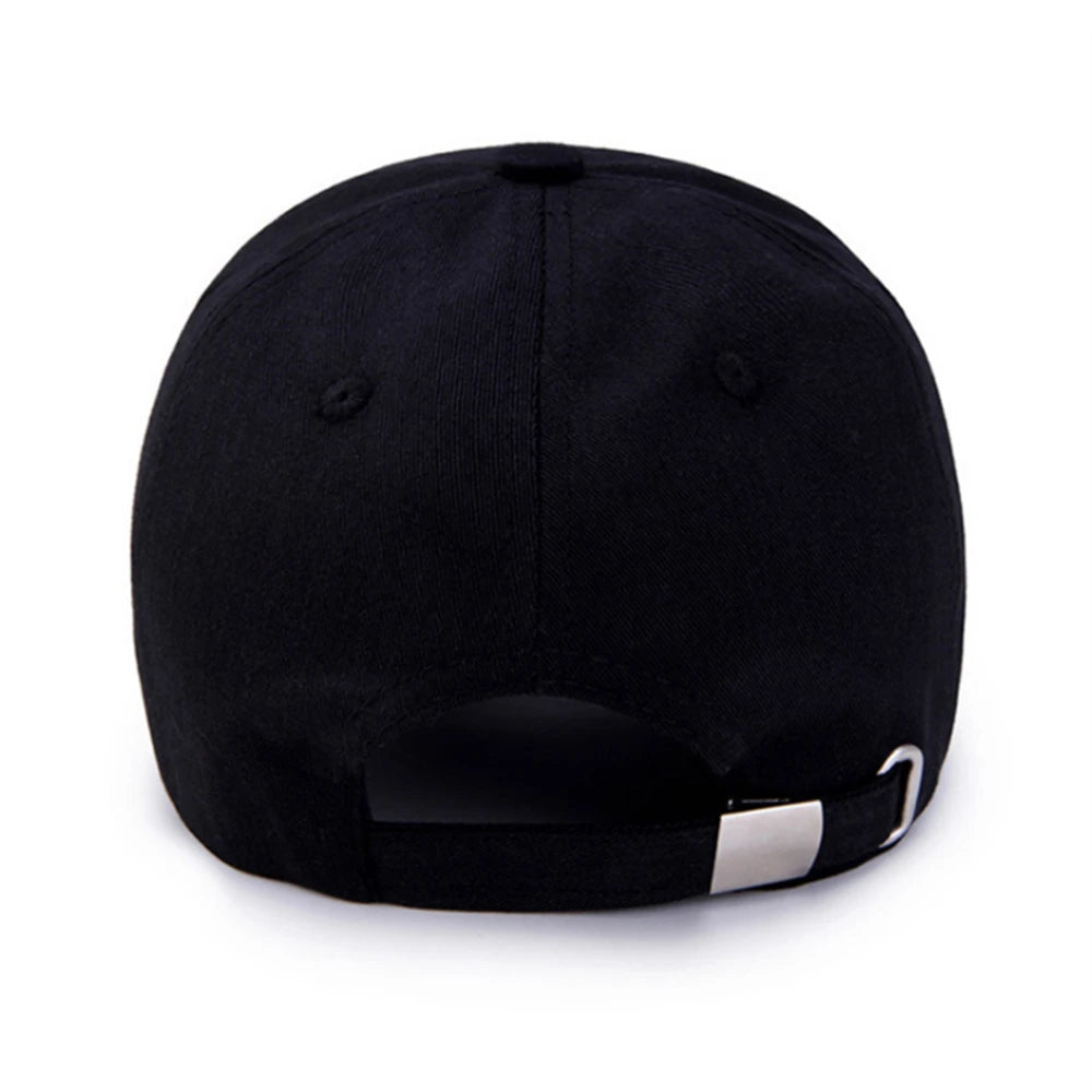 Hat Men and Women Spring and Summer Baseball  Hipster Wild  Black and White