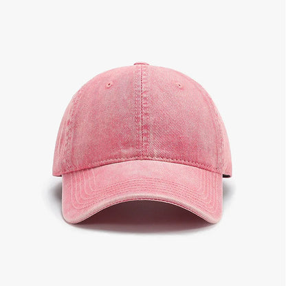 Washed Baseball Cap, Dad Cap, Unisex Outdoor Cap
