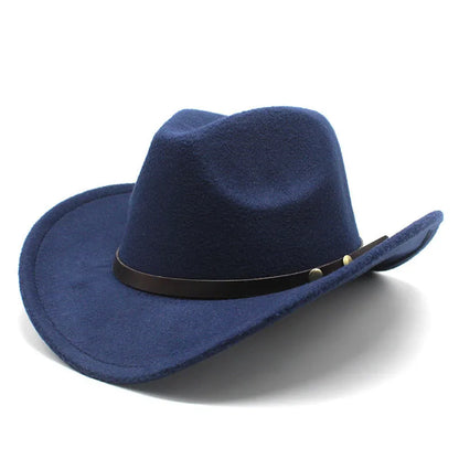 New Unisex Vintage Western Cowboy Cowgirl Felt Hat