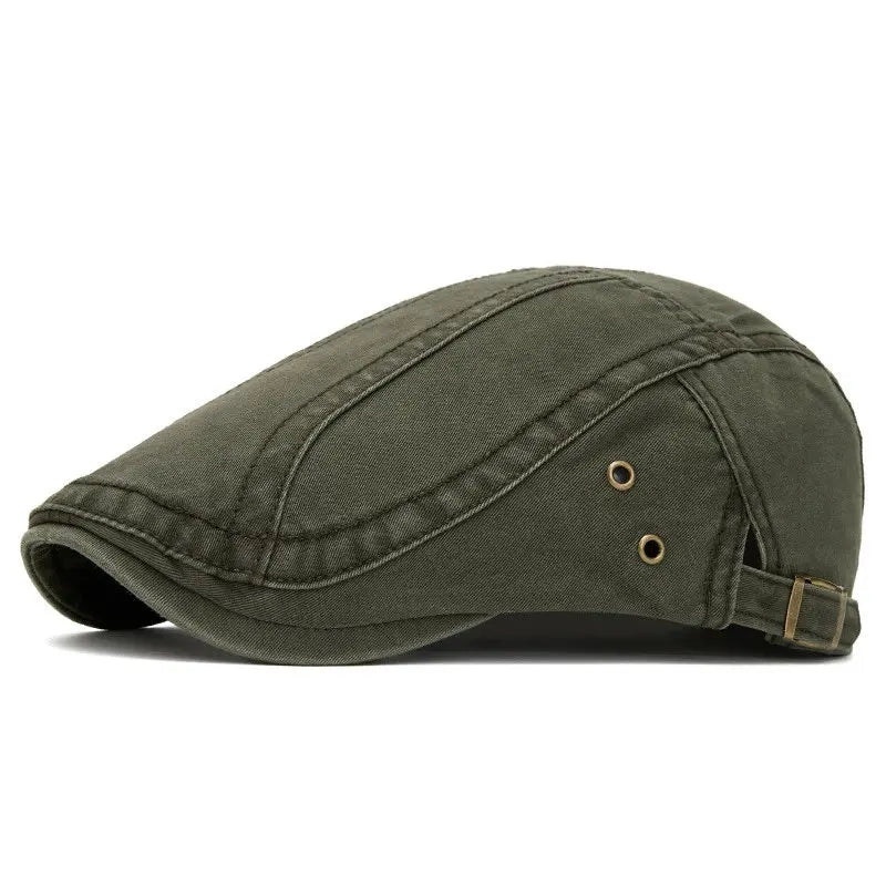 Four Seasons Cotton Print Newsboy Caps Flat Cap