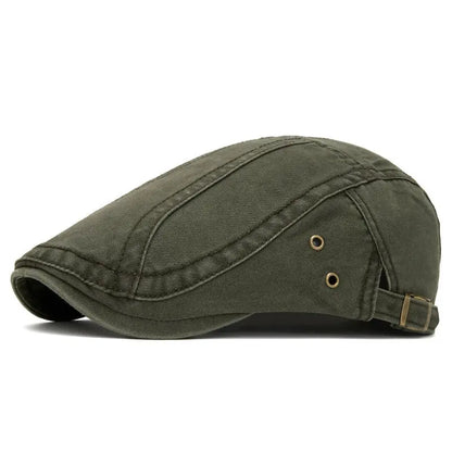Four Seasons Cotton Print Newsboy Caps Flat Cap