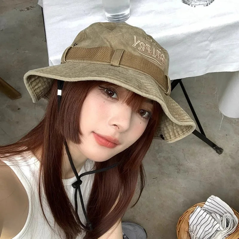 Vintage Washed Western Bucket Hats