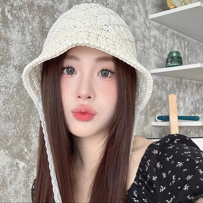 Women Summer Breathable Straw Hat Large Brim Adjustable
