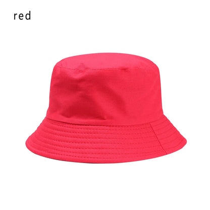 Panama Bucket Hat Candy Color/Hip Hop Maple Leaf Cotton