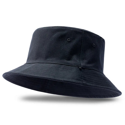 Reversible Bucket Hat Lady Summer Cotton Wide Brim Sun Caps