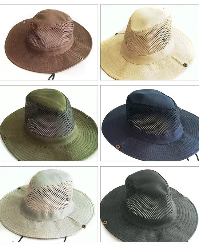 Summer Mesh Fishing Hat Outdoor Breathable Casual Cool Hat