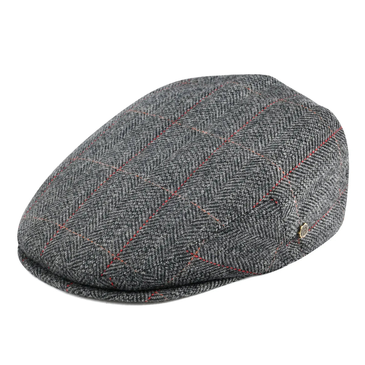 Wool Tweed Herringbone Irish Cap Men Women Beret