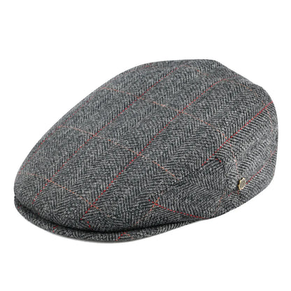 Wool Tweed Herringbone Irish Cap Men Women Beret