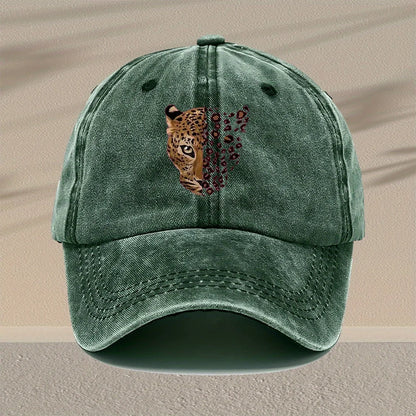 Men's Leopard Print Baseball Cap - Adjustable