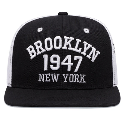 1947 Brooklyn Embroidery Snapback Hat High Quality  Snapback Cap Men's