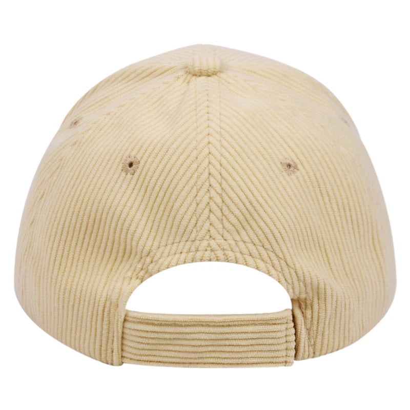 New York Corduroy Embroidered Baseball Caps for Men and Women