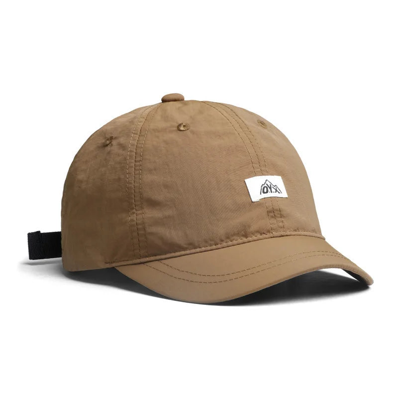 Retro Short-Brimmed Hat men's Summer Quick-Drying Outdoor Sports Parasol Thin Short-Brimmed Baseball Cap