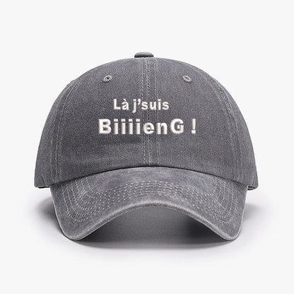 Fashion Brand Embroidery France Biiiieng Soft Men Baseball Caps