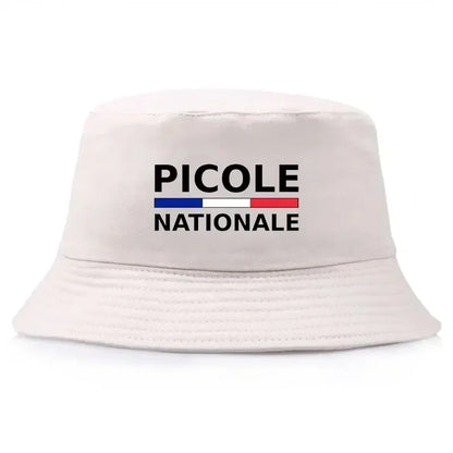 Summer Picole Nationale Bob Man Reversible Bucket Hat Women Cotton Fisherman Cap