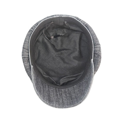 Women Vintage Washed Denim Octagonal Hat