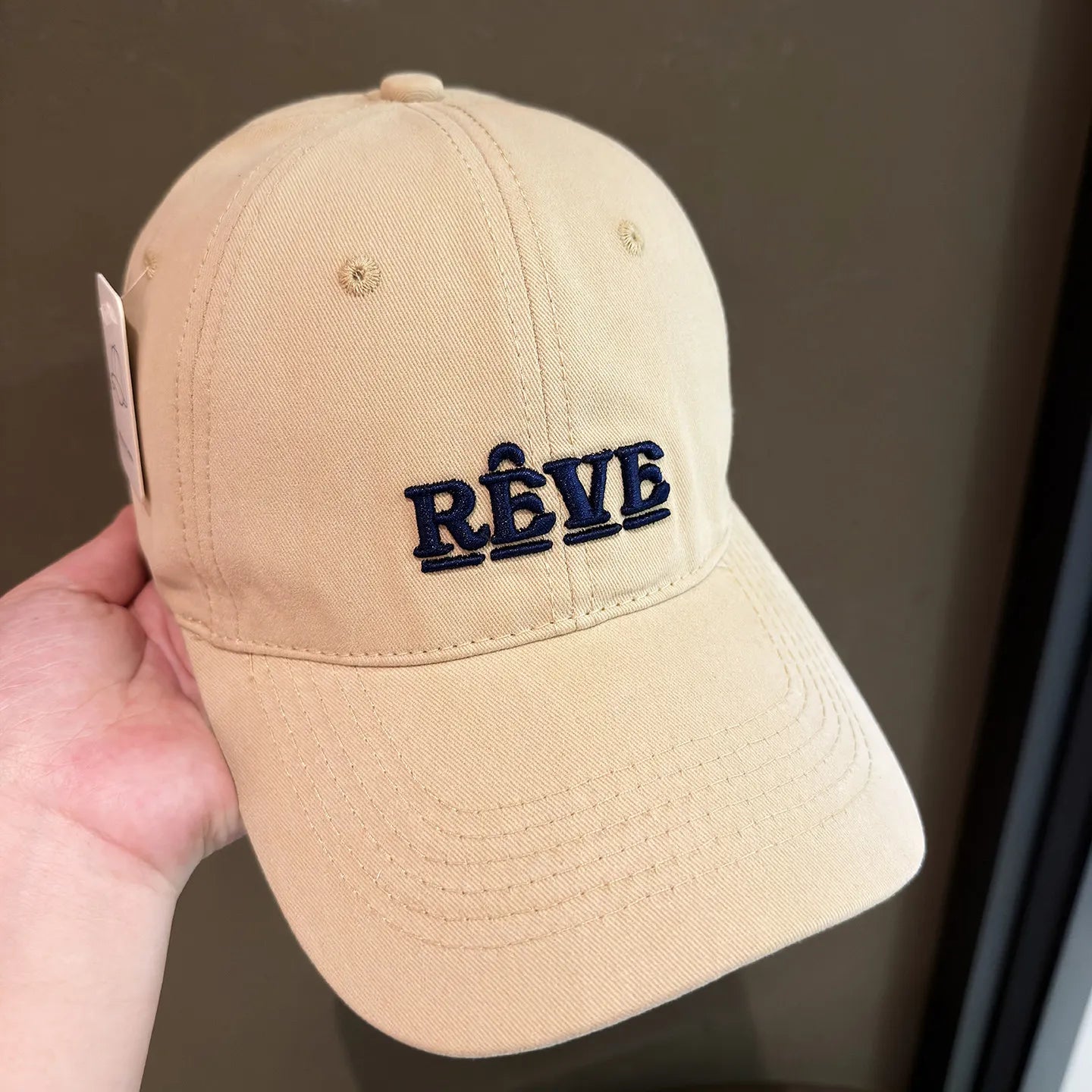 Spring Summer Letter Embroidered Soft Top Baseball Cap