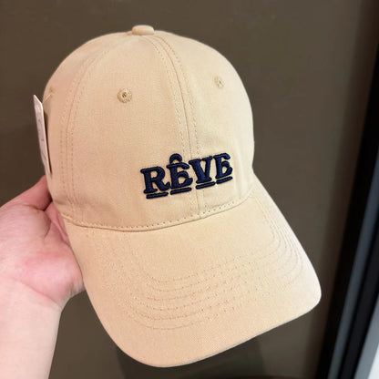 Spring Summer Letter Embroidered Soft Top Baseball Cap