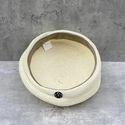 Fashion Summer Celebrity Elegant Stereotype Fine Straw Fedoras