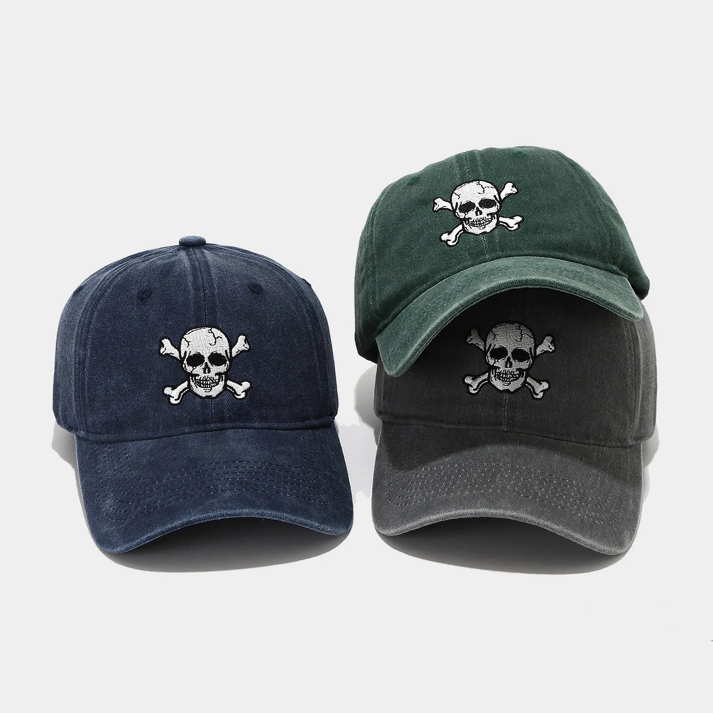 Personalized Skull Embroidered Baseball Cap