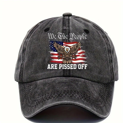 Eagle Print Pattern Street Retro Baseball Cap