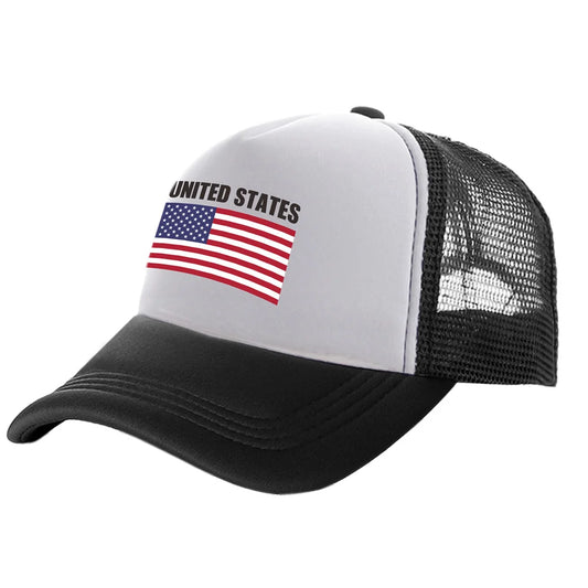 United States Trucker Cap Men Cool American Hat Baseball Cap Cool Summer