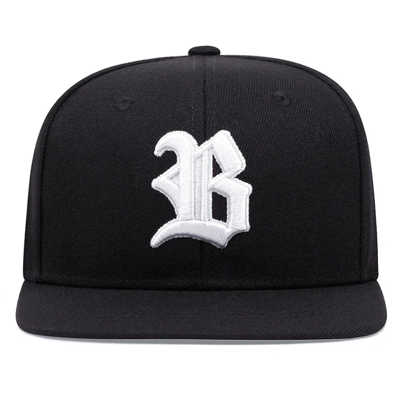 Fashion Gothic Letter Embroidery Cap High Quality Hip Hop Snapback Hat