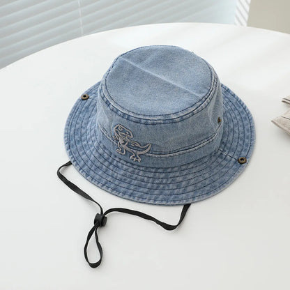 Toddler Boys Summer Kids Sun Beach Outdoor Denim Hat
