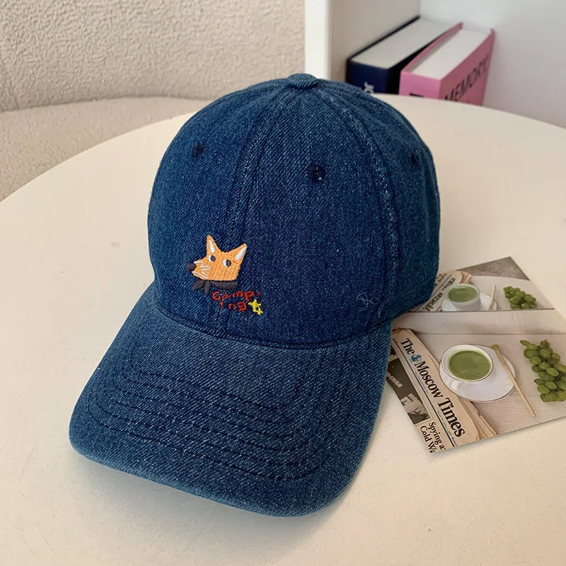 Cute Embroidered Baseball Cap for Men and Women