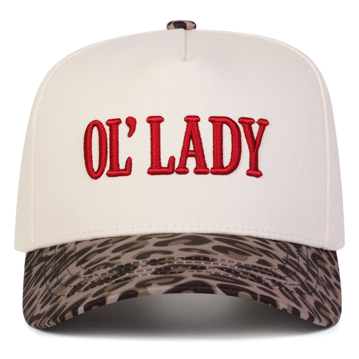 Unisex OL' LADY Embroidery Baseball Caps Spring Autumn