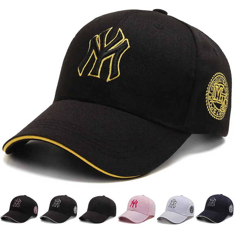 Four Seasons Hats Men Trendy Black Retro Hat Hip Hop Sun Hats