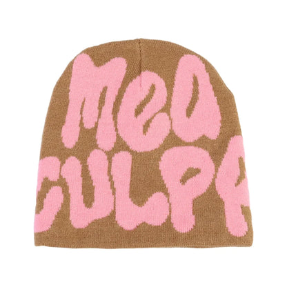 Knitting Beanies Hat Men Women Paragraph Quality Wool Cap