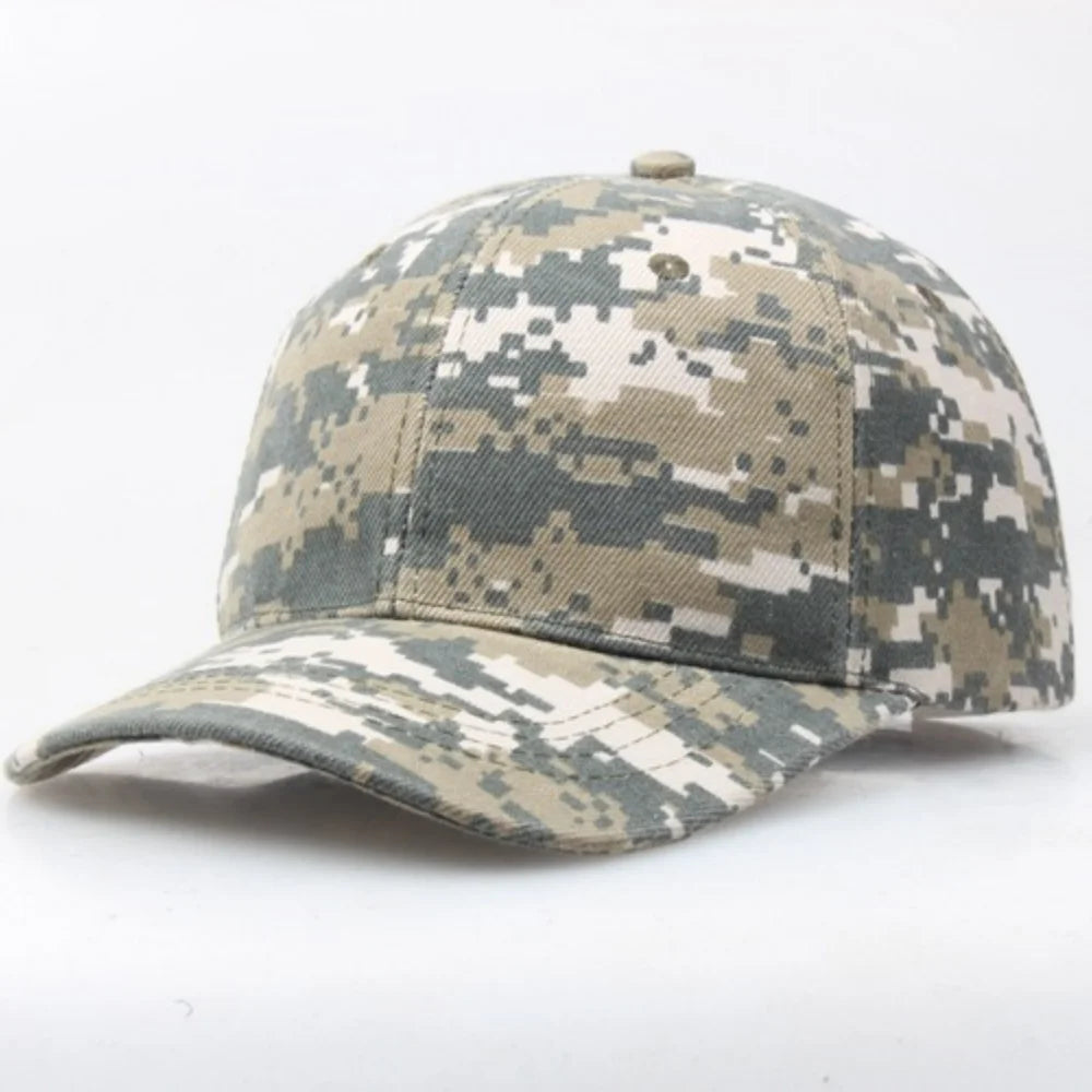 Colors Camouflage Baseball Cap Summer Outdoor Sports Hiking Fishing Hunting Caps Sunscreen Casual Sun Hats