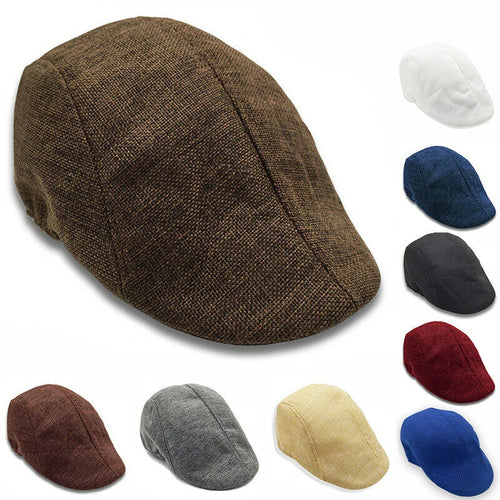 New Autumn Beret Caps Men Women Adjustable Newsboy Hats