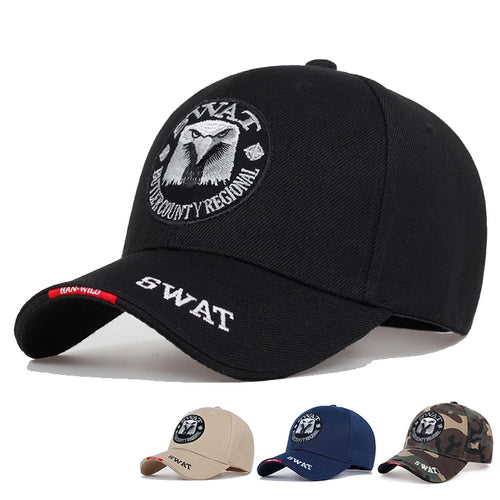 Fashion Swat Eagle Embroidery Hip-Hop Hats