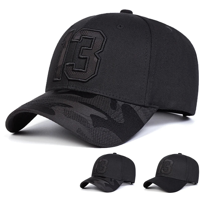 Unisex 13 Embroidery Baseball Caps Spring Autumn