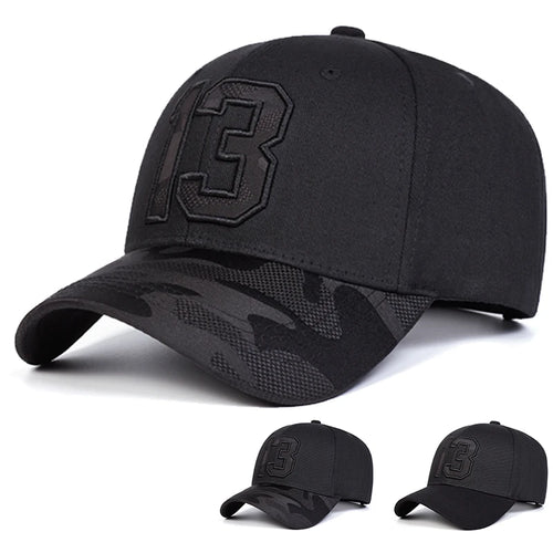 Unisex 13 Embroidery Baseball Caps Spring Autumn