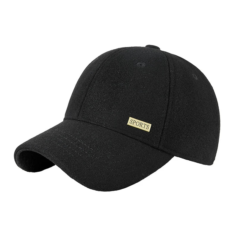 Baseball Cap Hat Men Winter Autumn Warm