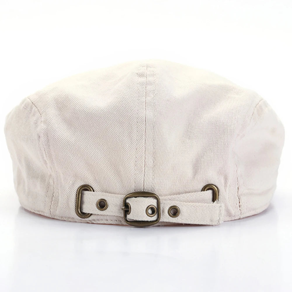 Men Women Adjustable Flat Beret Cap Male Female Artist Painter Beret Hat