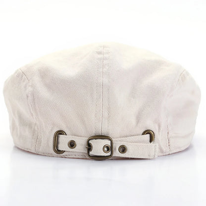 Men Women Adjustable Flat Beret Cap Male Female Artist Painter Beret Hat