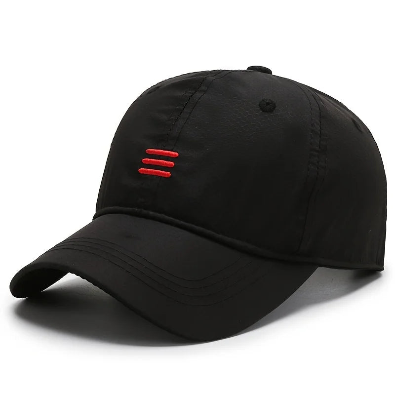 Breathable Baseball Cap - Adjustable, Moisture-Wicking Sun Hat