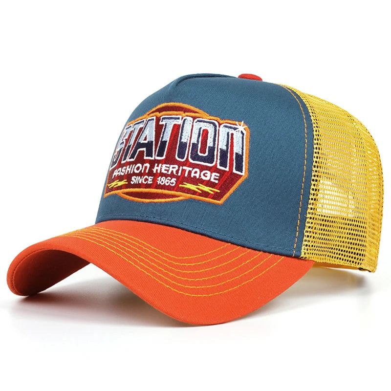 Station 1865 Hat Men's Personalized Hip Hop Hat Women's Baseball Hat